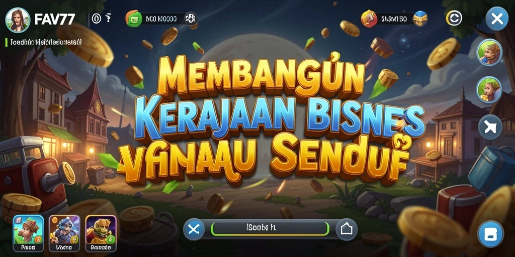 Screenshot gameplay FAV77 menampilkan momen strategis dalam mengelola bisnis.