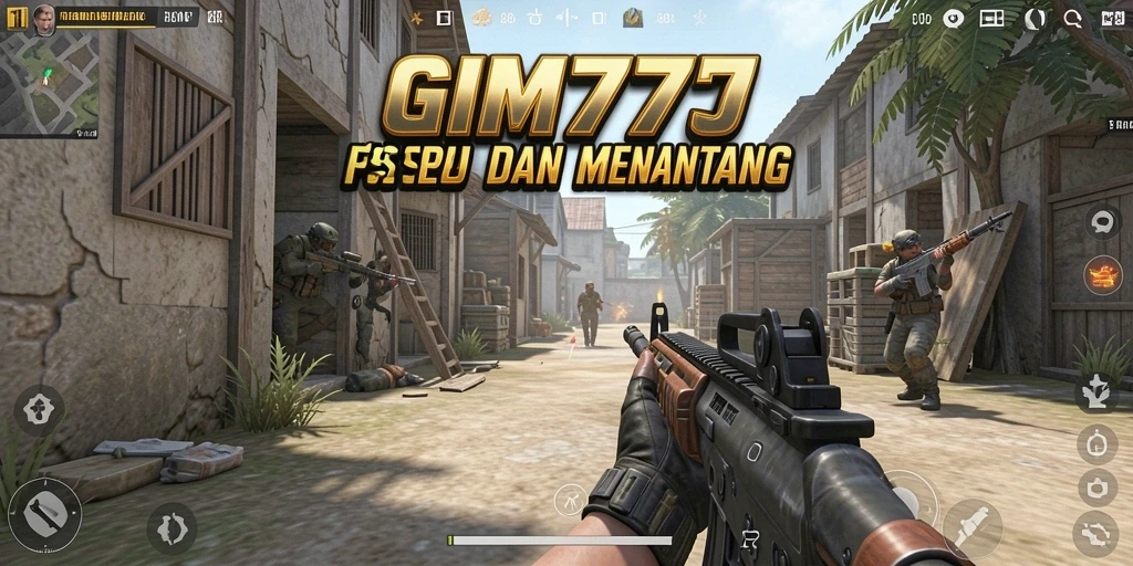 Tangkapan layar GIM777 menampilkan aksi tembak-menembak yang mendebarkan.