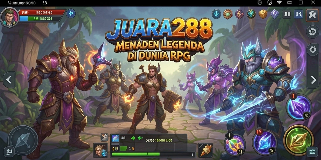 Gameplay JUARA288 yang memukau dengan aksi pertarungan RPG.