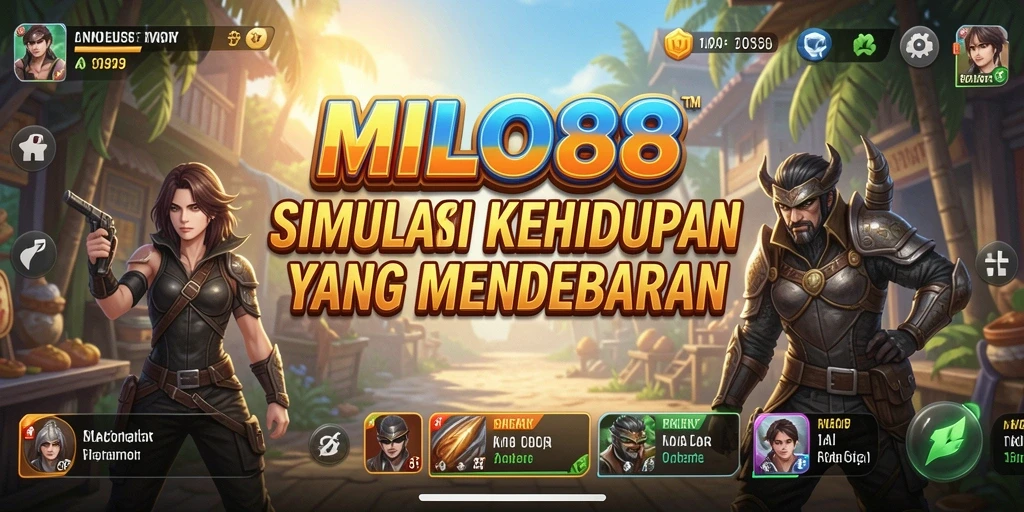 Tampilan menarik dari gameplay simulasi MILO88