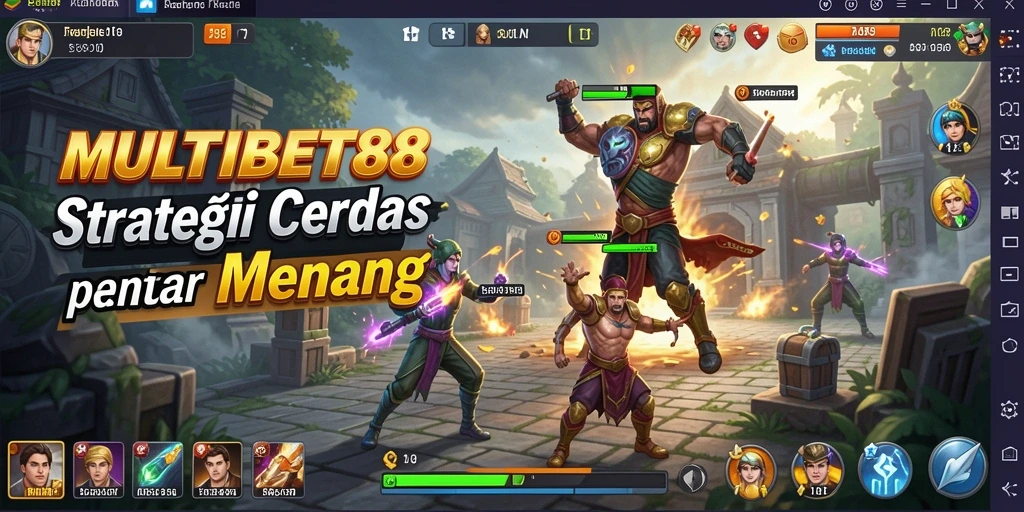 Tangkapan layar MULTIBET88 menampilkan aksi strategi yang mendebarkan.
