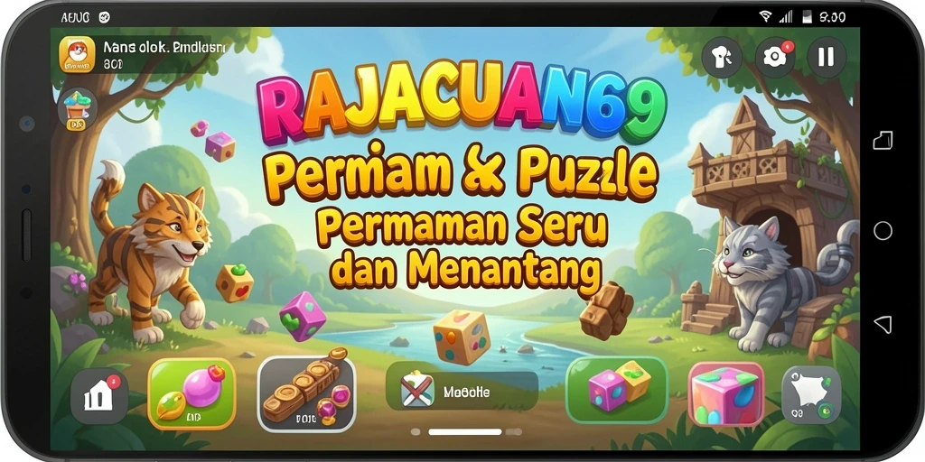 Tampilan gameplay seru dari RAJACUAN69 yang menantang.