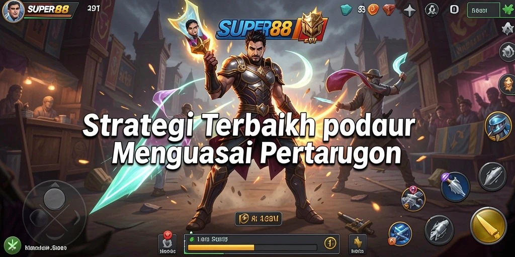 Gameplay SUPER88 yang mendebarkan dengan strategi cerdas.