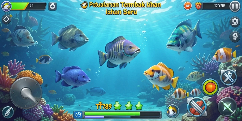 Gameplay seru menangkap ikan di TT789.